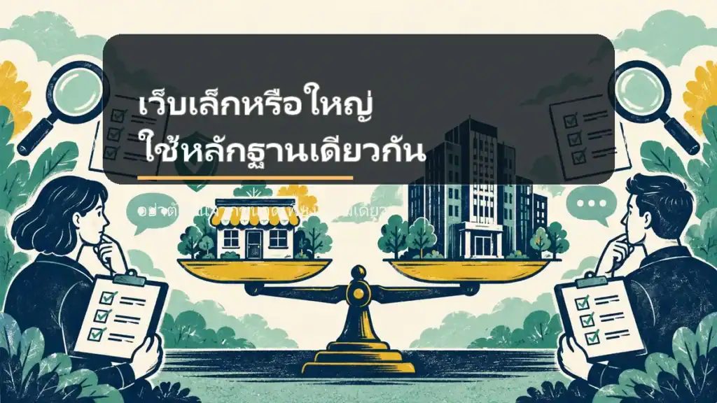 wy88 เว็บเล็กกับเว็บใหญ่ ประเมินความน่าเชื่อถืออย่างไร